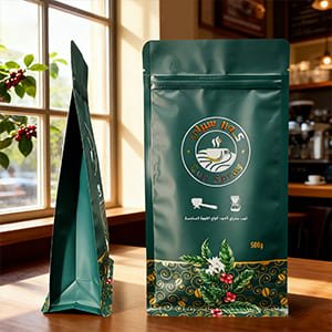 2,flat bottom pouch with valve