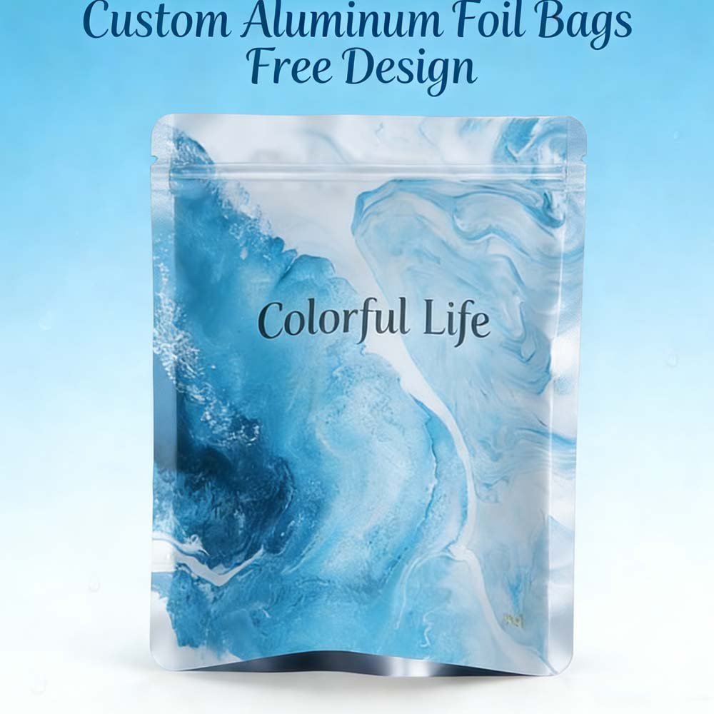 Eye mask bags, facial mask bags, aluminum-coated pure aluminum foil composite roll film shampoo packaging bags, three-sided sealed snack packaging bags