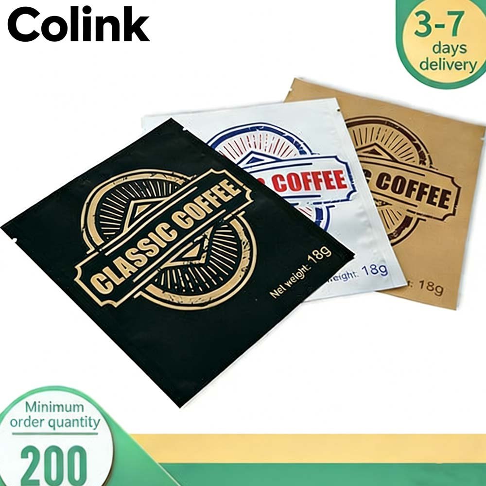 The manufacturer directly wholesales vacuum aluminum foil bags for tea, coffee beans and food packaging, three-side sealed pure aluminum bags and flat bags